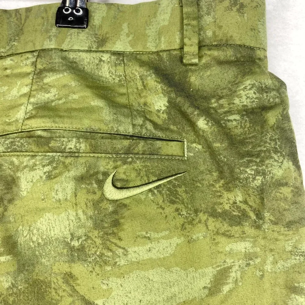 Nike Golf Shorts Green‎ Color Dri-Fit Modern Fit Mens Size 38